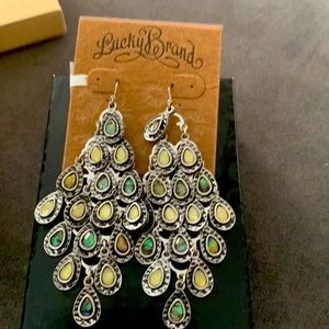 NWT Lucky Brand Chandelier Earrings